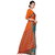 Meia Orange Aura Silk Woven Saree