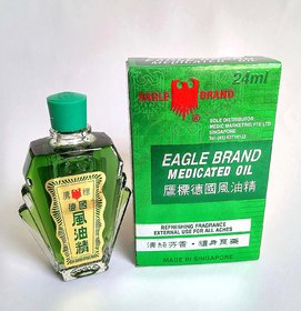 EAGLE BRAND MEDICATED OIL 24ML by Eagle Pack of 1