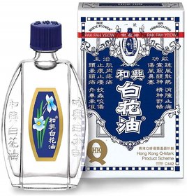 Generic 3 Bottles Hoe Hin - White Flower Embrocationpak Fah Yeow 10ml Pack