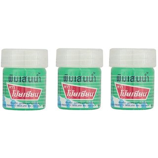                       Poy Sian Pim-Saen Aroma Oil Refresh Inhalant Thai Herbal Balm 8ml(Pack of 6)                                              
