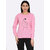 Shanvi Printed Women Round Neck Pink T-Shirts