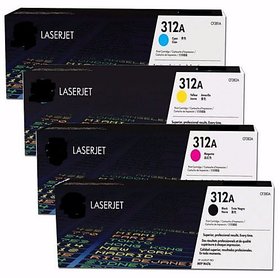 HP 312A ( CF380A,381A,382A,383A ) Toner Cartridge Pack Of 4 For use Color LaserJet Pro M476dn,M476dw, M476nw MFP