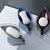 H'ENT Set of 2 Leaf-shaped Soap Dish Creative Soap Box with Suction Base