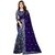 Meia  Women's Blue With Blouse Embroidered Saree