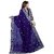 Meia  Women's Blue With Blouse Embroidered Saree