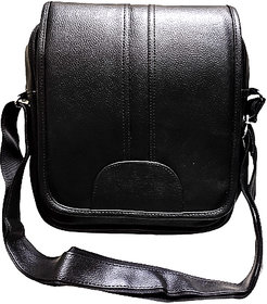 Men's Sling shoulder bag , Business leather look, outdoor ,croosbody bag (Light Brown)