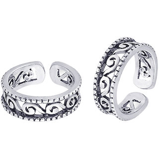                       Enthralling Cutwork Toe Ring-TR411                                              