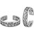 Leaflet Silver Toe Ring-TR386