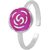 Tantalizing Enamel Flo Toe Ring-TR393