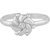 Majestic Flower Zircon Silver Toe Ring-TR402