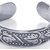 Antique Leaf Silver Toe Ring-TR457