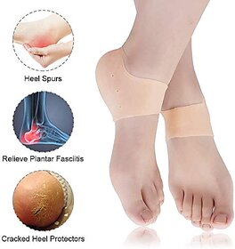Eastern Club Anti Crack Silicon Gel Heel And Foot Protector Moisturizing Socks for Foot Care for Men And Women 1 Pair