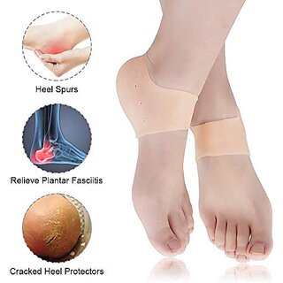 Eastern Club Anti Crack Silicon Gel Heel And Foot Protector Moisturizing Socks for Foot Care for Men And Women 1 Pair