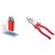 Multitec Hand Tool Kit  (2 Tools) Combo of SDK-777i 7 BITs Insulated Screw Driver Set with Tester and MT-555 Plier