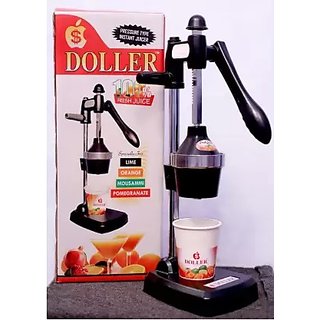 Doller Aluminium Hand Juicer (Black Pack of 1)