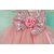 Party Wear Peach frock with beautiful back