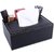 simrann leather Pen Pencil Remote Control Tissue Box Cover Holder Desk Storage Box Container for Home and Office Use