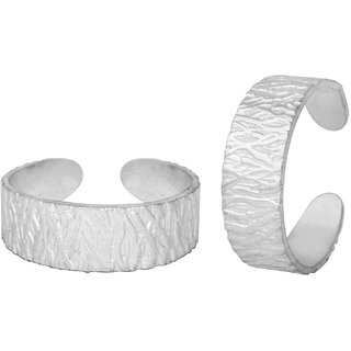                       Curvy Silver Toe Ring-TRRD009                                              