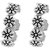 Flower Rolling Silver Toe Ring-TRMX065