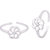 Cluster Silver Toe Ring-TRMX117