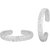 Patola Silver Toe Ring-TRRD030