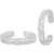 Attractive Plain Engraved Silver Toe Ring-TRRD050
