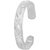 Attractive Plain Engraved Silver Toe Ring-TRRD050
