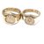 Ashtadhatu Gold Shree Yantra Ring (Pack of 2) To Archive Health, Wealth And Prosperity