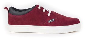 Blackburn Mens Red Lace-up Sneakers