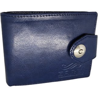                       GARGI Men Blue Artificial Leather Wallet                                              