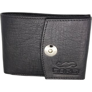 GARGI Men Black Artificial Leather Wallet