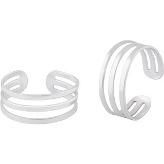                       Twisted Wire Toe Rings-TR481                                              