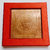 KESAR ZEMS Pure Copper Shree Hanumant Poojan Yantra With Red Velvet box (7.5 x 7.5 x 0.1 CM,Brown)