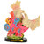 KESAR ZEMS Capodimonte Statue Of LOVE BIRDS DOVE FIGURINE -A (12 X 5 X 15 CM) Multicolor.