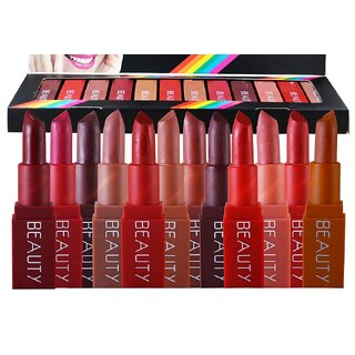                       multicolor matte lipstick set of 12 (A01718)006                                              