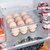 H'ENT Unbreakable Acrylic 12 Egg box Trays for Refrigerator with Lid