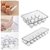 H'ENT Combo of 12 And 14 Egg box Trays for Refrigerator with Lid Unbreakable Acrylic