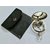 Brass chrome finish compass lid push button Leather cover Gift
