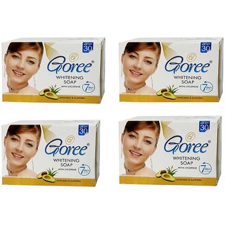 Goree Whitening Soap 4 Pair (400 g, Pack of 4) Goree Whitening Soap 4 Pair (400 g, Pack of 4)