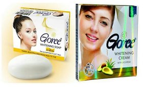 Goree Whitening Cream + Goree Whitening Soap
