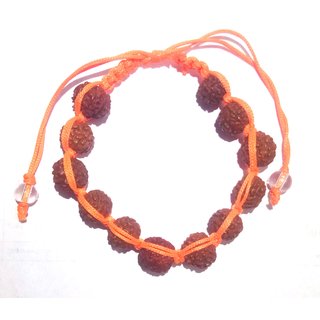                       Yuvi Shoppe 5 Mukhi  Five Face Rudraksha Bracelet                                              