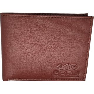                       Gargi Men Brown Artificial Leather Wallet                                              
