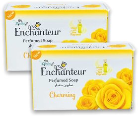 Enchanteur Perfumed Charming Soap 125gm (Made In UAE) Imported (Pack Of 2)