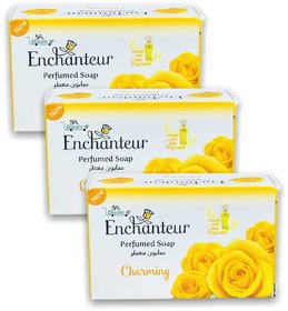 Enchanteur Perfumed Charming Soap 125gm (Made In UAE) Imported (Pack Of 3)