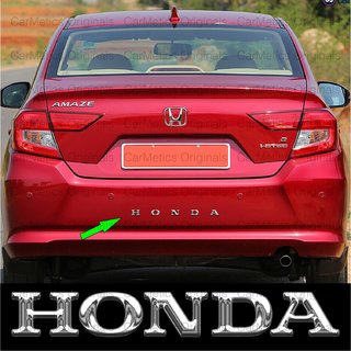 Buy Carmetics Black Monster 3D Letters Logo Bonnet Stickers For