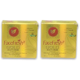                       Face Fresh Gold Beauty Cream (Pack of 2, 30g each)                                              
