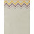 Meia Crema & Purple Festive Cotton Silk Zig Zag Saree With Unstitched Blouse