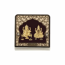 Arya 24kt Gold leaf Laxmi Ganesh TT