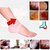Eastern Club Silicone Gel Anti Heel Crack Pad Socks for Pain Relief for Men and Women (Beige, Free Size) - 1 Pair