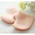 Eastern Club Silicone Gel Anti Heel Crack Pad Socks for Pain Relief for Men and Women (Beige, Free Size) - 1 Pair